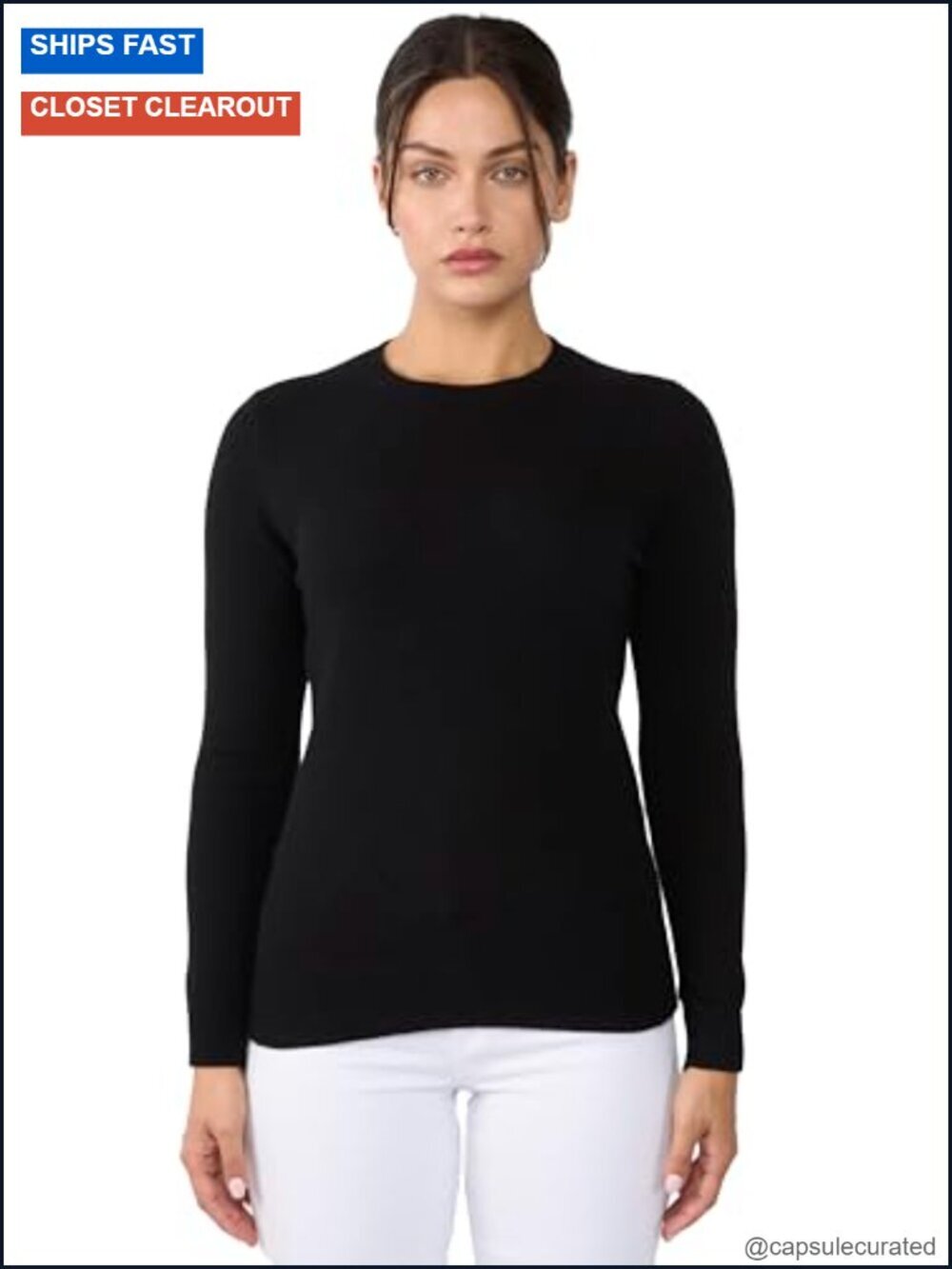 3-Ply Cashmere Crewneck Sweater - Cozy Winter Pullover